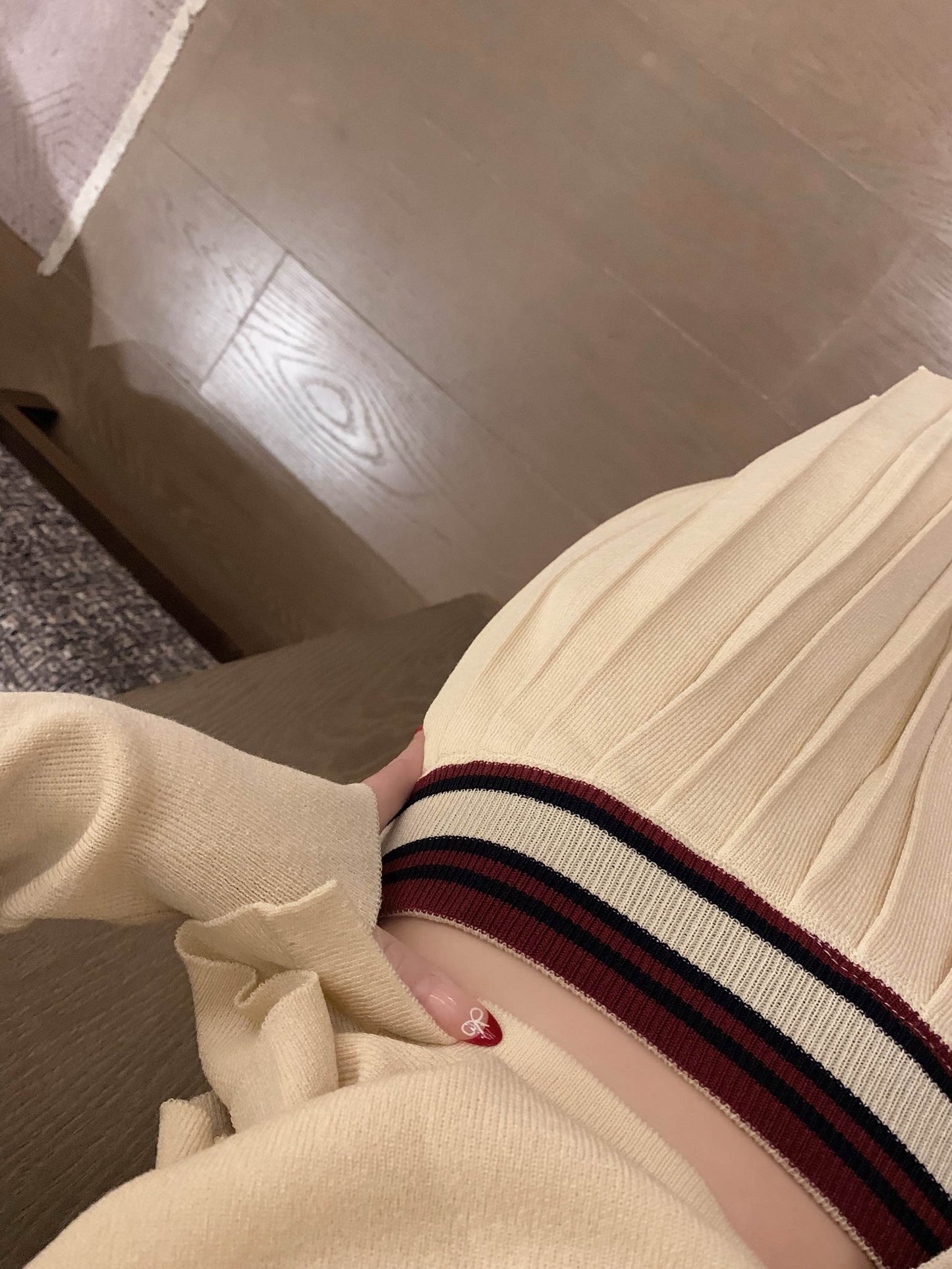 Sweet Miu-Style Knit Set