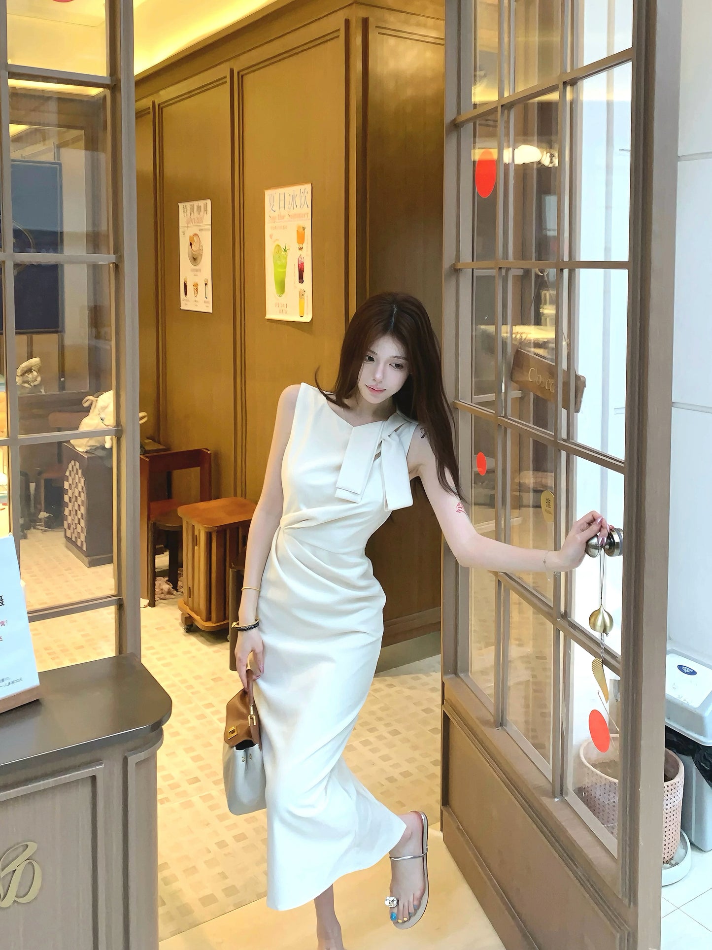 White Tank Dress | Soft Feminine Silhouette | Versatile Summer-to-Fall Essential