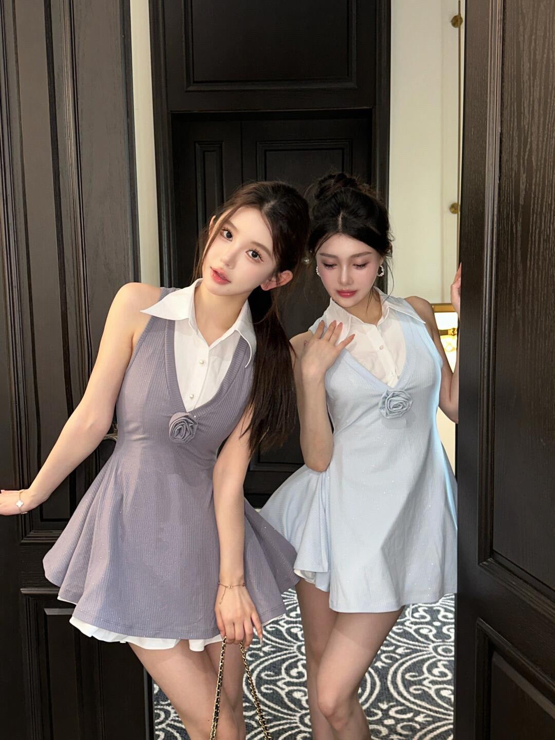 Lsoul Two Piece Shirt Dress