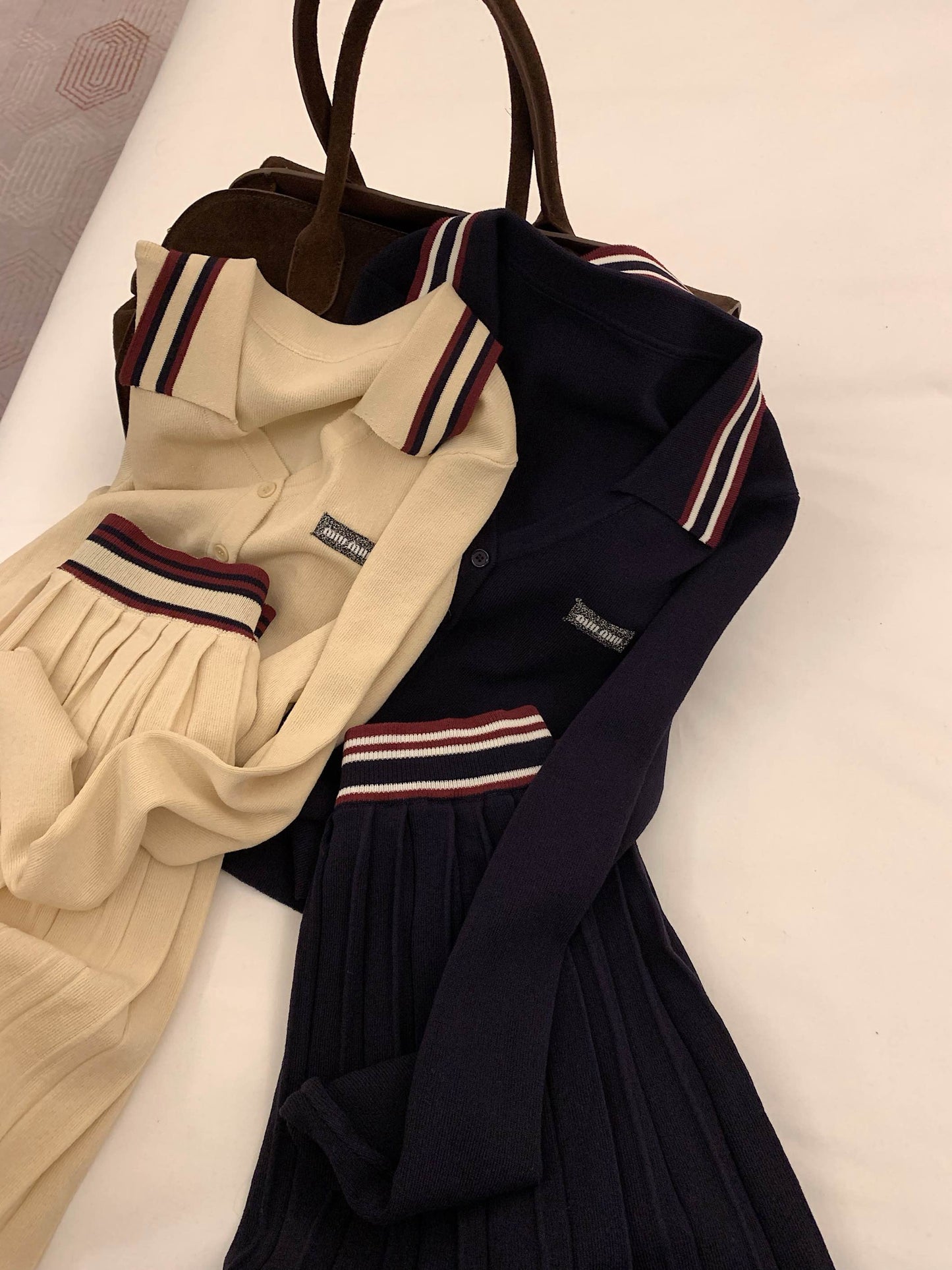 Sweet Miu-Style Knit Set