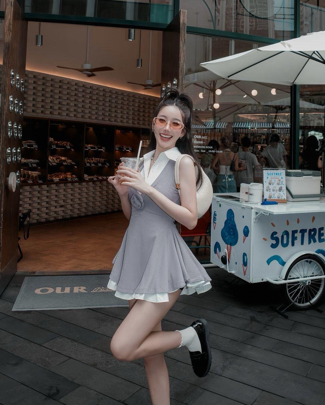 Lsoul Two Piece Shirt Dress