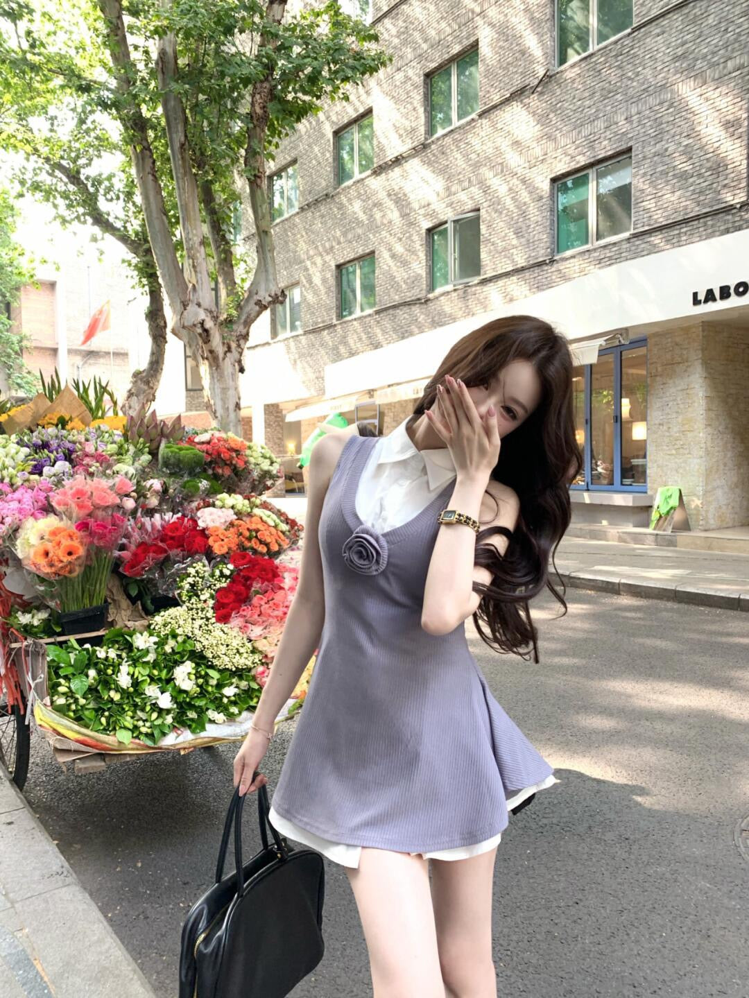 Lsoul Two Piece Shirt Dress