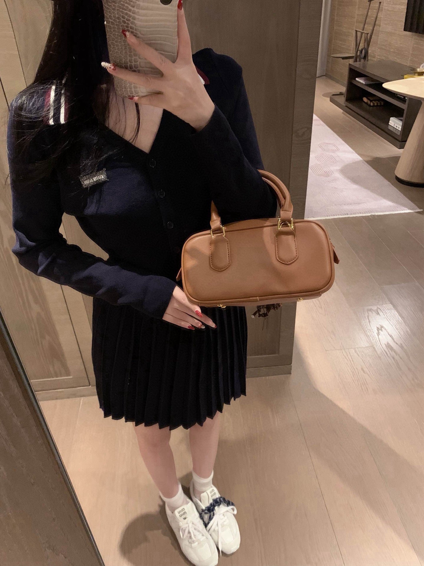 Sweet Miu-Style Knit Set