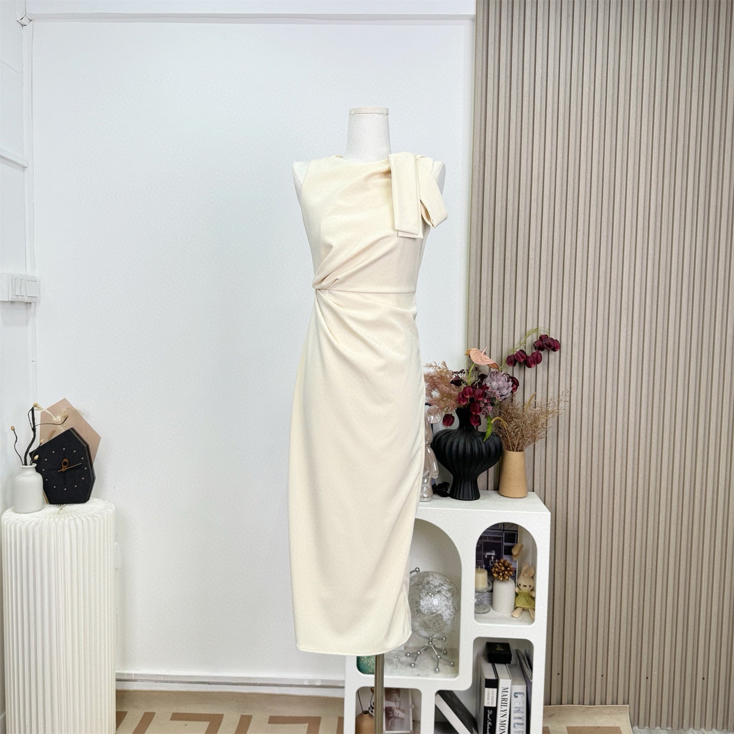 White Tank Dress | Soft Feminine Silhouette | Versatile Summer-to-Fall Essential