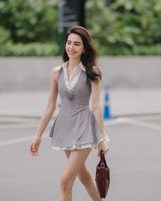 Lsoul Two Piece Shirt Dress